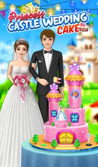 Fairy Princess Castle Wedding Cake - Bake Decorate Screen Shot 10