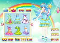 Rainbow fashion princess games Screen Shot 2