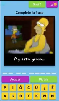 Los Simpsons: Adivina la frase (Homero) Screen Shot 2