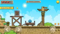 Blue Ball 11: Bounce Adventure Screen Shot 1
