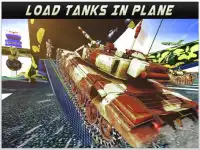 ミリタリータンクトランスポータージェット：貨物軍タンク Screen Shot 9