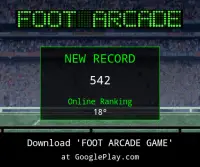 Foot Arcade Game Ranking Free Screen Shot 7