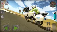 Trafik Polisi Motorsiklet Simülatör Oyunu Screen Shot 13