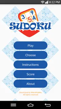 Sudoku Screen Shot 0