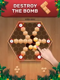 Wooden 100 Block Puzzle - Classic Wood Brain Game Screen Shot 6