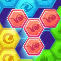 六角形のパズルゲーム：マジックブロック
