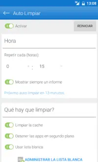 Auto Limpiar Screen Shot 1