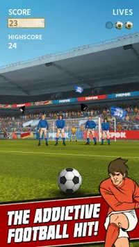 Flick Kick Football Kickoff Screen Shot 0
