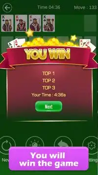 Классический пасьянс - Klondike Poker Cube Games Screen Shot 3