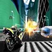Moto Racing Traffic Shooting