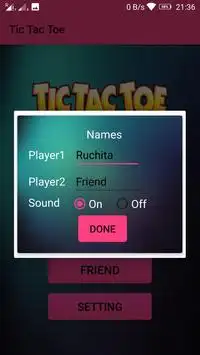 Tic Tac Toe Multiplayer Screen Shot 5