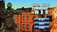 Дом Атака Commando войны Screen Shot 0