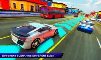 3D City Highway Traffic Racing Speed Rush Driving Screen Shot 0