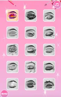 Maquiador de olhos - Jogos de vestir para meninas Screen Shot 1