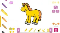 Draw & Color – Horses, Pony’s & Unicorns Screen Shot 4