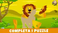 Giochi per bambini: Puzzle e Colori della Savana Screen Shot 0