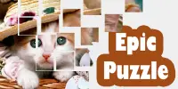 Cute Kitty Epic Puzzle Screen Shot 0