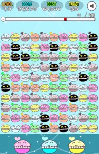Heart Macaron-chan Puzzlen Screen Shot 4