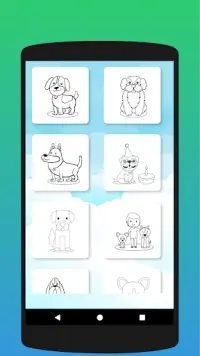 Coloring for Kids: Color the Dog Screen Shot 4
