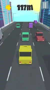 Speed Race: car crash in city Screen Shot 2