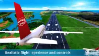 Simulation de pilote de vol - jeu de vol d'avion Screen Shot 1