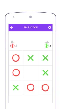 Tic Tac Toe Multiplayer Board Game  O or X Screen Shot 4