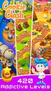Cookie Clash - Match 3 Puzzle Screen Shot 1