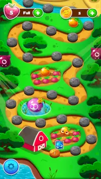 Fruits MashUp. Match 3 Puzzle Game Saga! Addictive Screen Shot 1