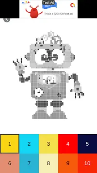 Robot Pixel Art Screen Shot 5