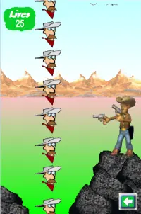 Wild West Cowboy Shootout Game Screen Shot 1