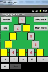 Word Triangle 5g puzzle Screen Shot 0