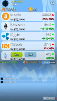 GAZUA-Cryptocurrency Trading Online Simulator Screen Shot 1