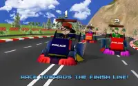 أطفال شرطة سباق السيارات Screen Shot 8