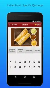 Indian Food Quiz: Guess the Indian Food Game FREE Screen Shot 1