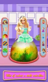 Rainbow Doll Cake Maker Chef Screen Shot 9
