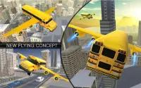 Flying School Bus Simulator 3D: Extreme Tracks Screen Shot 17
