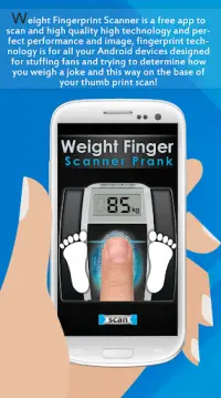 Weight Finger Scanner Prank Screen Shot 0
