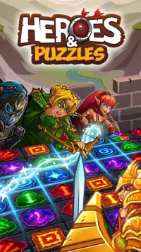 Heroes and Puzzles: три в ряд РПГ Screen Shot 0