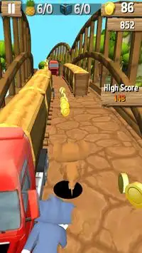 Subway Tom Rush: Jerry Escape Screen Shot 2