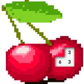Color By Number: Fruit Pixel Art
