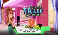 Little Tailor Girl Cashier Shop Cash Register Screen Shot 4