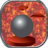 Lava Ball Jump: Roll Core Sky Collect Sapphire