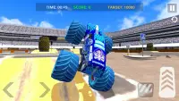 Car Games: Monster Truck Stunt Screen Shot 2
