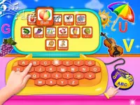 ordinateur portable alphabet - jeu éducatif Screen Shot 6