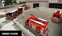 911 Rescue team Fire Truck Driver 2020 Screen Shot 7