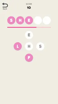 5 Letter Words (anagram game) Screen Shot 1