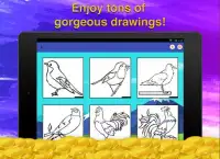 Birds & Animals Kids Coloring Screen Shot 8