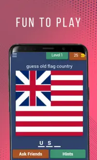旧世界の旗クイズ：すべての国の旗の推測 Screen Shot 3