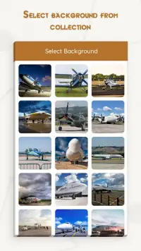 Airplane Photo Editor Screen Shot 1
