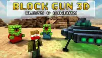 Block Gun 3D: Aliens & Cowboys Screen Shot 4